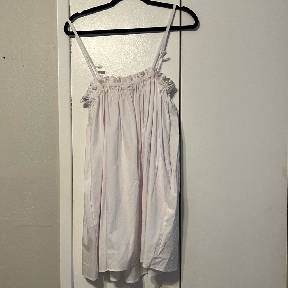 Show Me Your Mumu Angel Mini Dress in White Poplin size Small - Picture 8 of 8